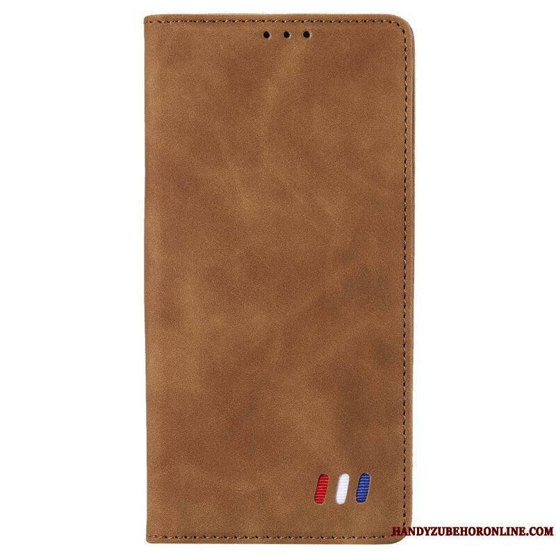 Flip Cover Xiaomi Redmi Note 10 5G / Poco M3 Pro 5G Style Cuir Tricolore