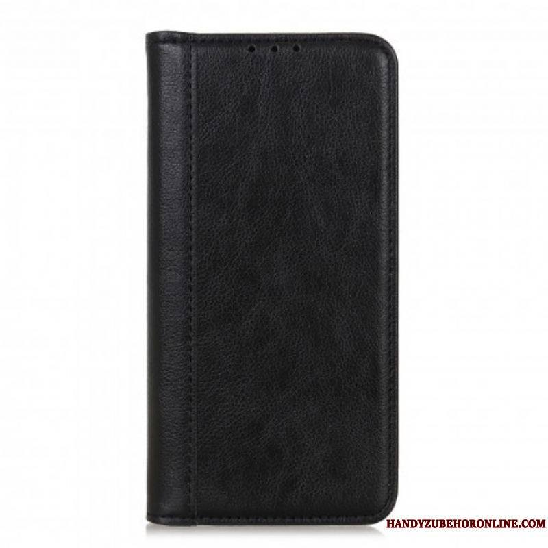 Flip Cover Xiaomi Redmi Note 10 Pro Cuir Litchi Fendu