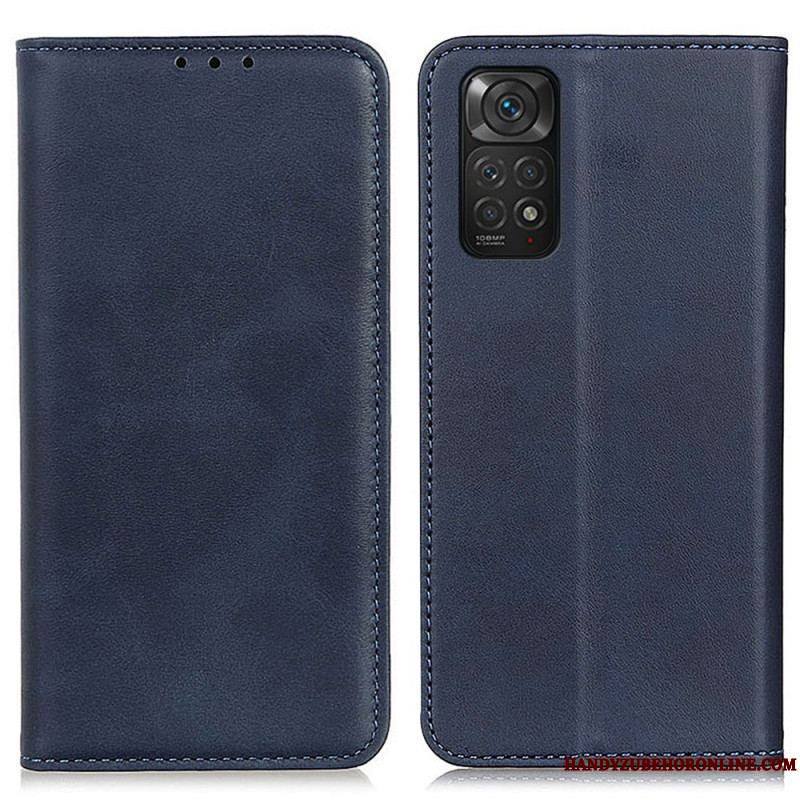 Flip Cover Xiaomi Redmi Note 11 / 11s Cuir Fendu Élégance