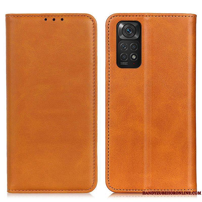 Flip Cover Xiaomi Redmi Note 11 / 11s Cuir Fendu Élégance