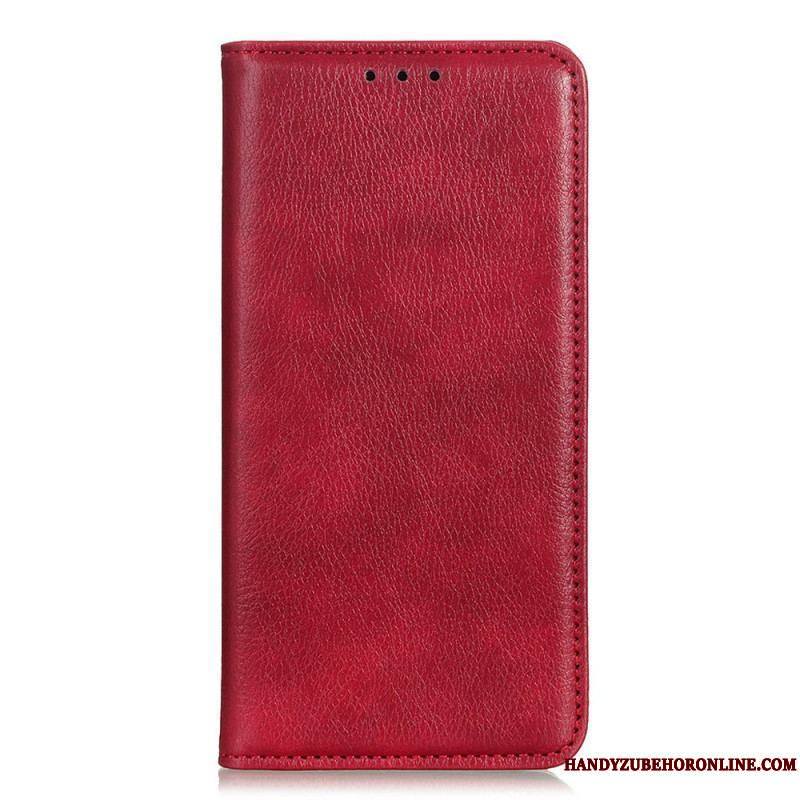 Flip Cover Xiaomi Redmi Note 11 / 11s  Cuir Litchi Fendu Texture