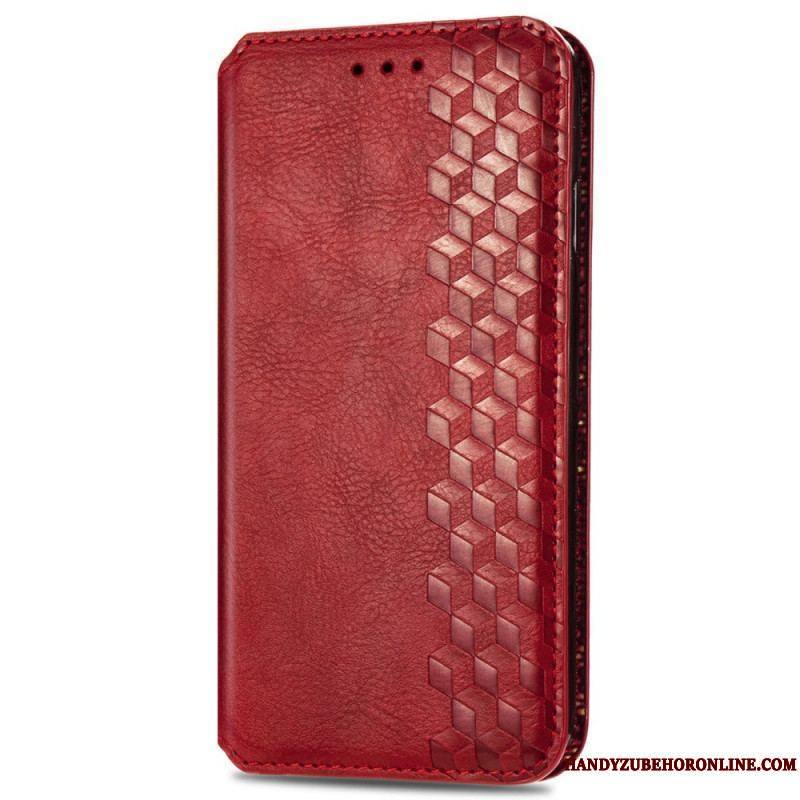 Flip Cover Xiaomi Redmi Note 11 / 11s Effet Cuir Texture Diamant