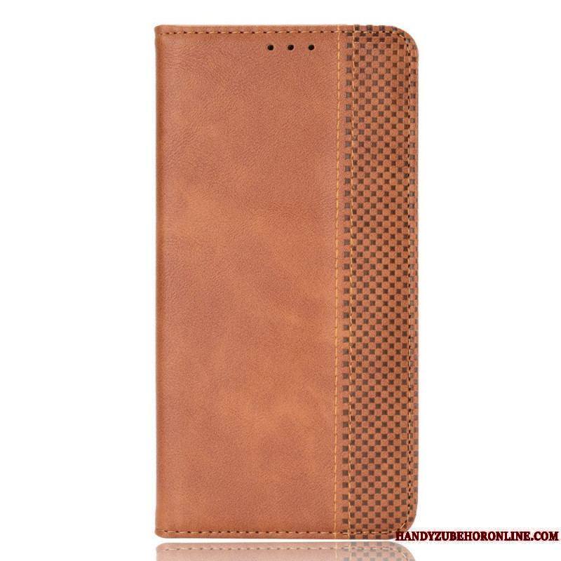 Flip Cover Xiaomi Redmi Note 11 Pro / Note 11 Pro 5G Effet Cuir Vintage Stylisé