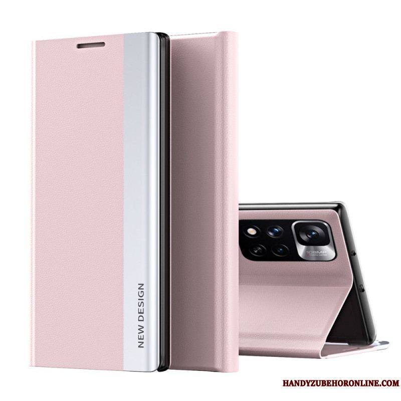 Flip Cover Xiaomi Redmi Note 11 Pro Plus 5G Simili Cuir New Design