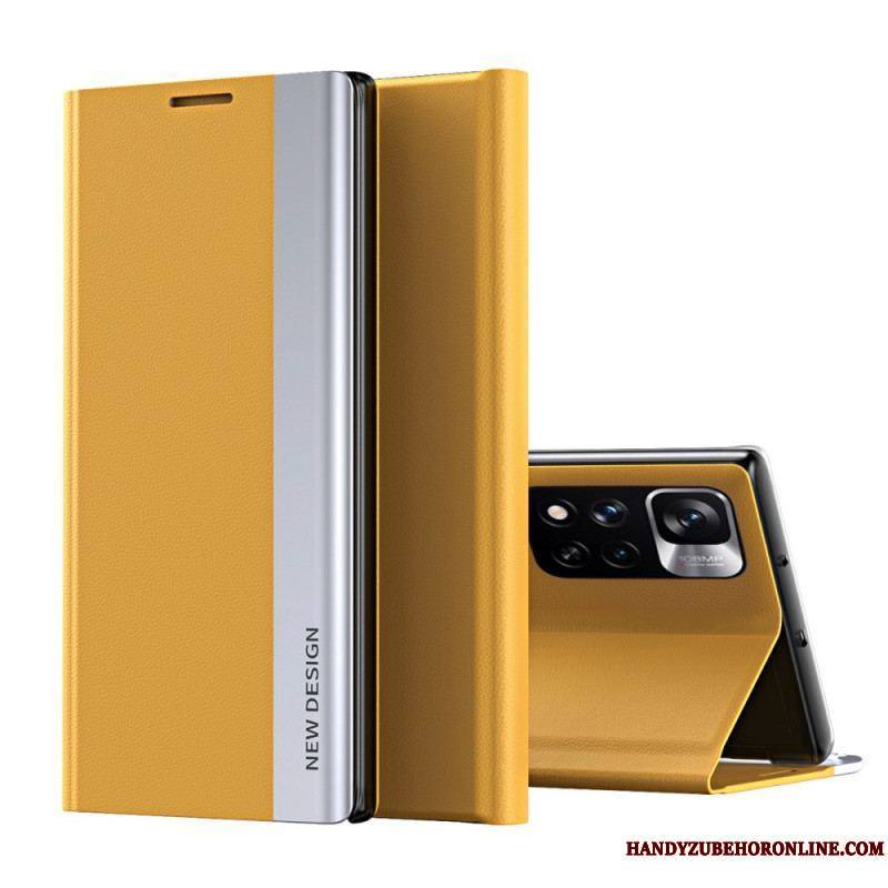 Flip Cover Xiaomi Redmi Note 11 Pro Plus 5G Simili Cuir New Design