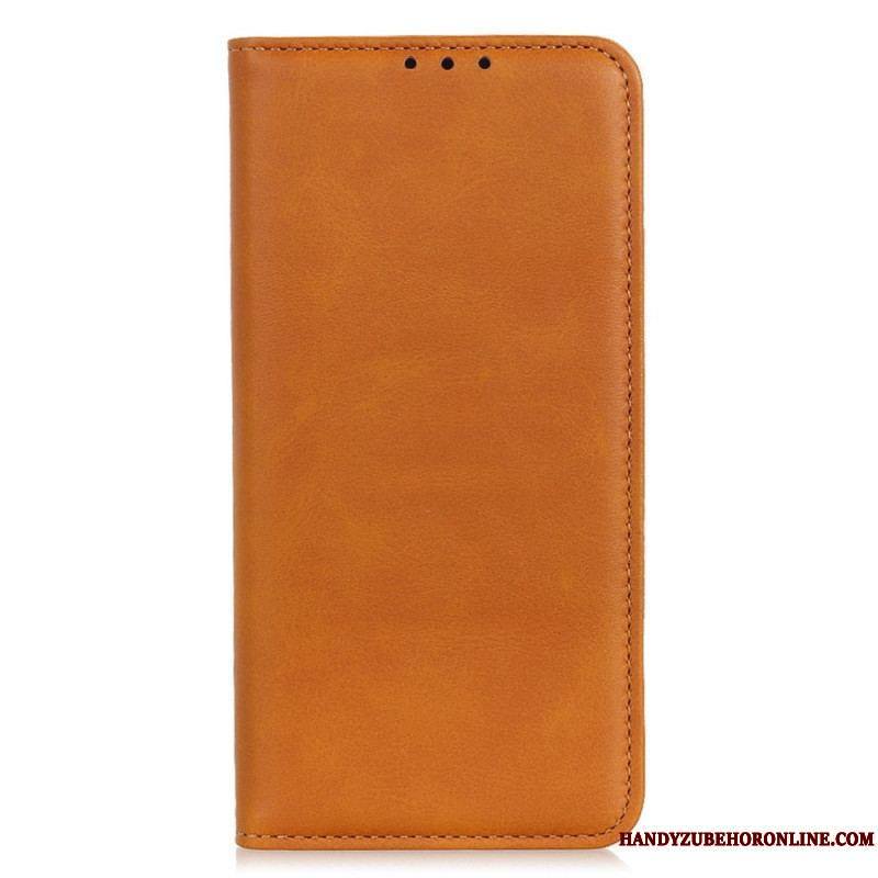 Flip Cover Xiaomi Redmi Note 12/Poco X5 5G Cuir Fendu Classique