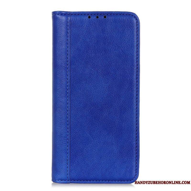 Flip Cover Xiaomi Redmi Note 12 Pro Plus Cuir Litchi Fendu