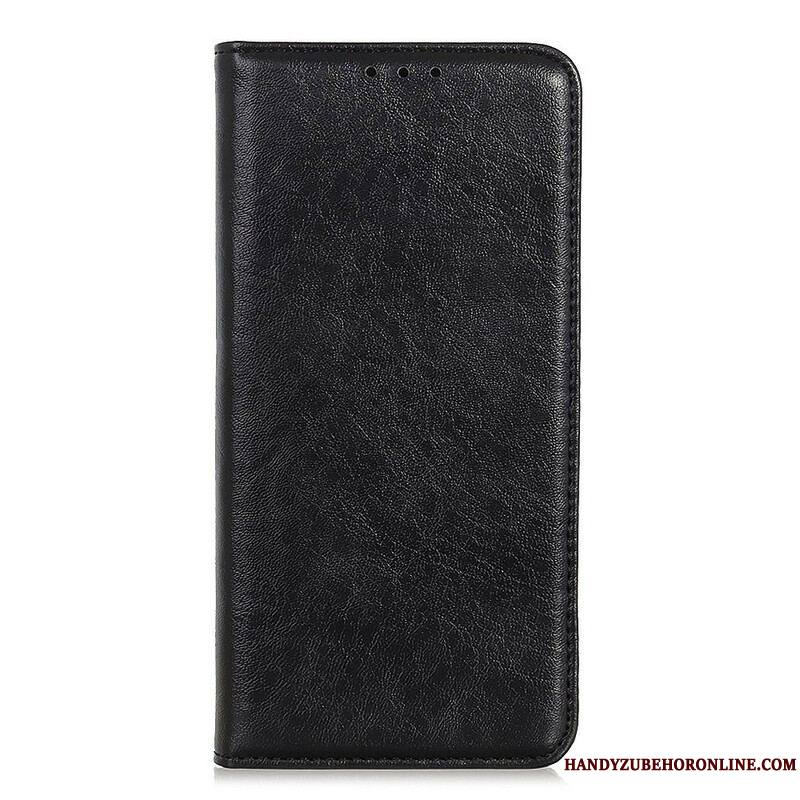 Flip Cover iPhone 13 Mini Cuir Fendu Texturé