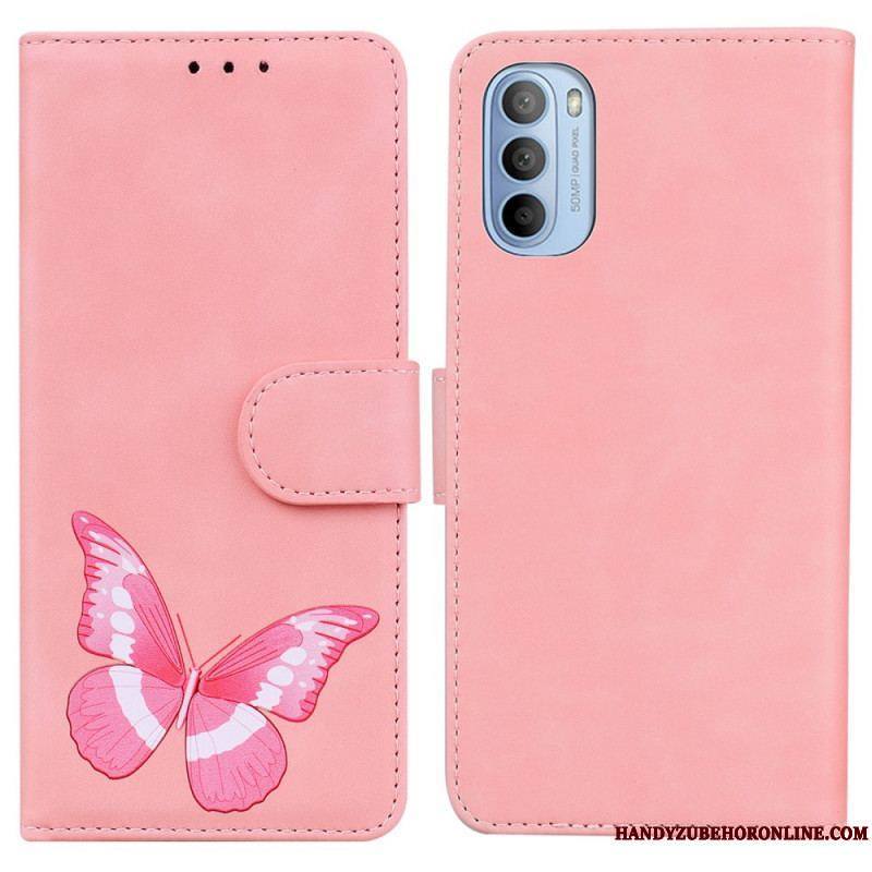 Housse Moto G41 / G31 Skin-Touch Papillon