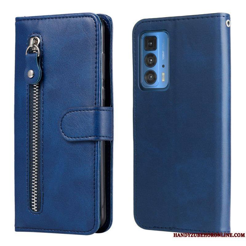 Housse Motorola Edge 20 Pro Vintage Porte-Monnaie