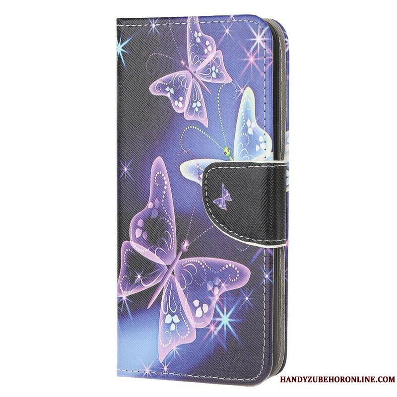 Housse Samsung Galaxy A12 / M12 Butterflies