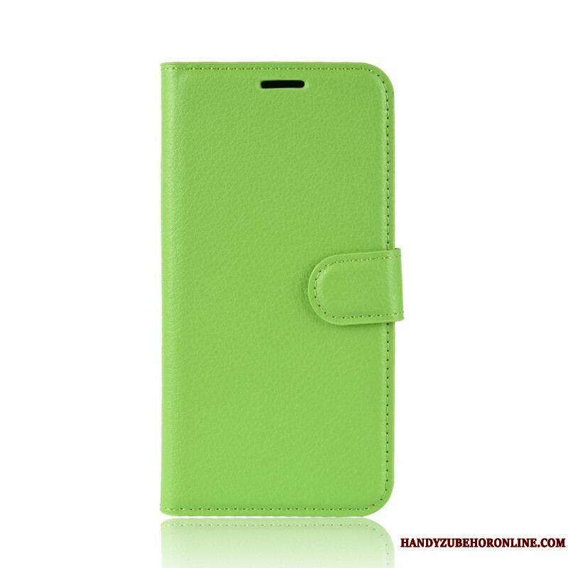 Housse Samsung Galaxy S20 FE Simili Cuir Litchi Classique