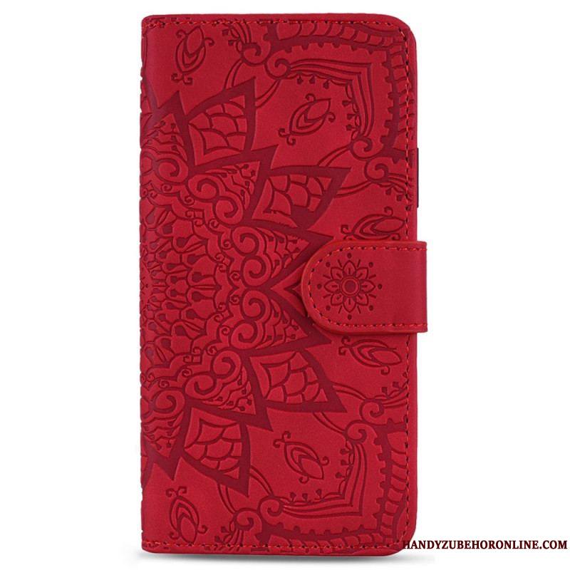 Housse Samsung Galaxy S23 5G Mandala Stylé à Lanière