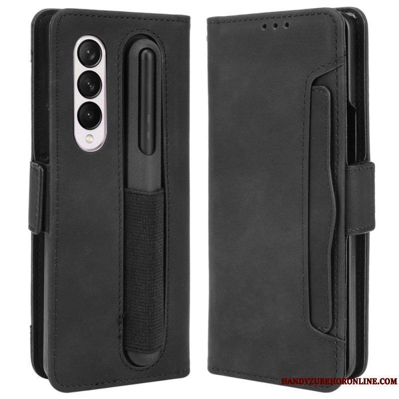 Housse Samsung Galaxy Z Fold 4 Spy avec Rangement à Stylet