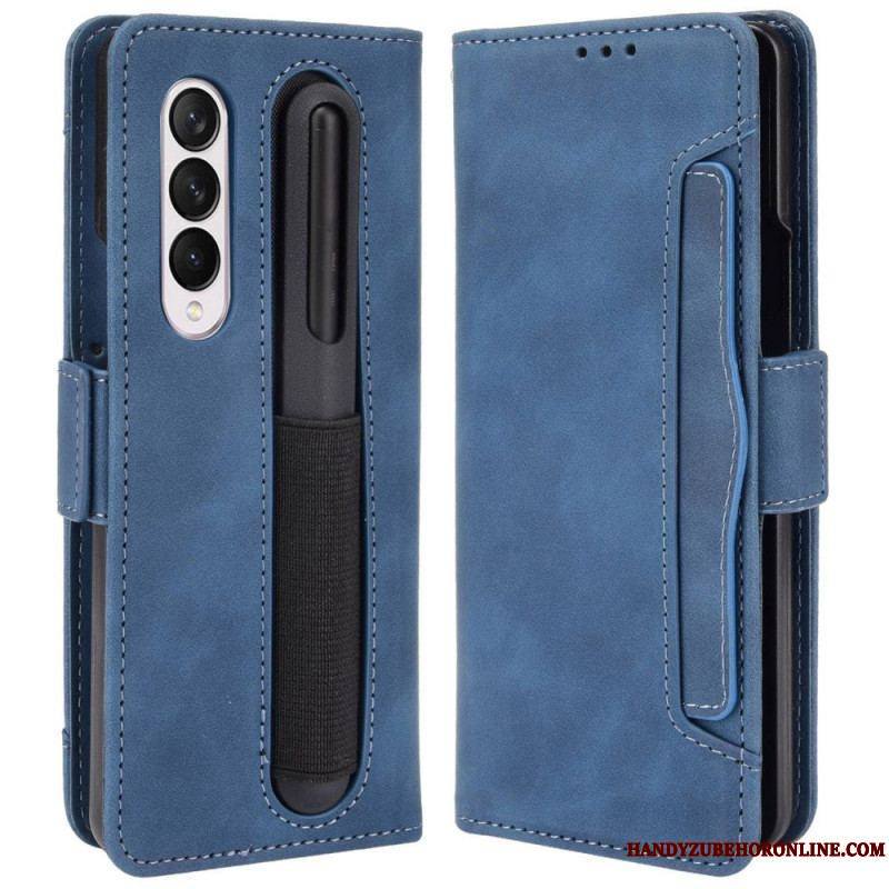 Housse Samsung Galaxy Z Fold 4 Spy avec Rangement à Stylet