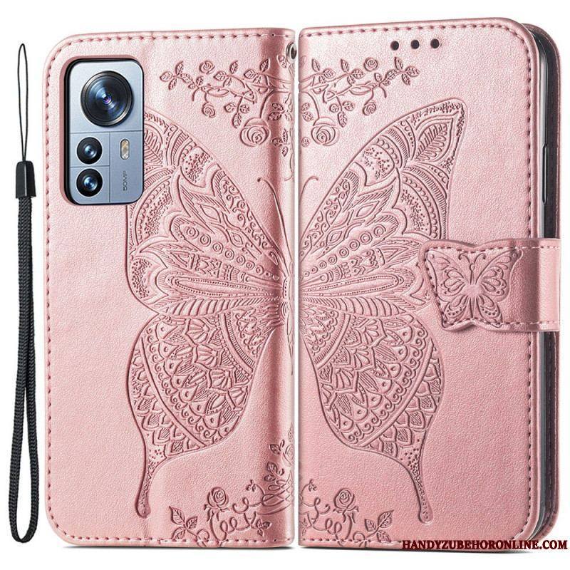 Housse Xiaomi 12 Pro Demi Papillon