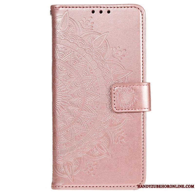 Housse Xiaomi 12 Pro Mandala Soleil à Lanière