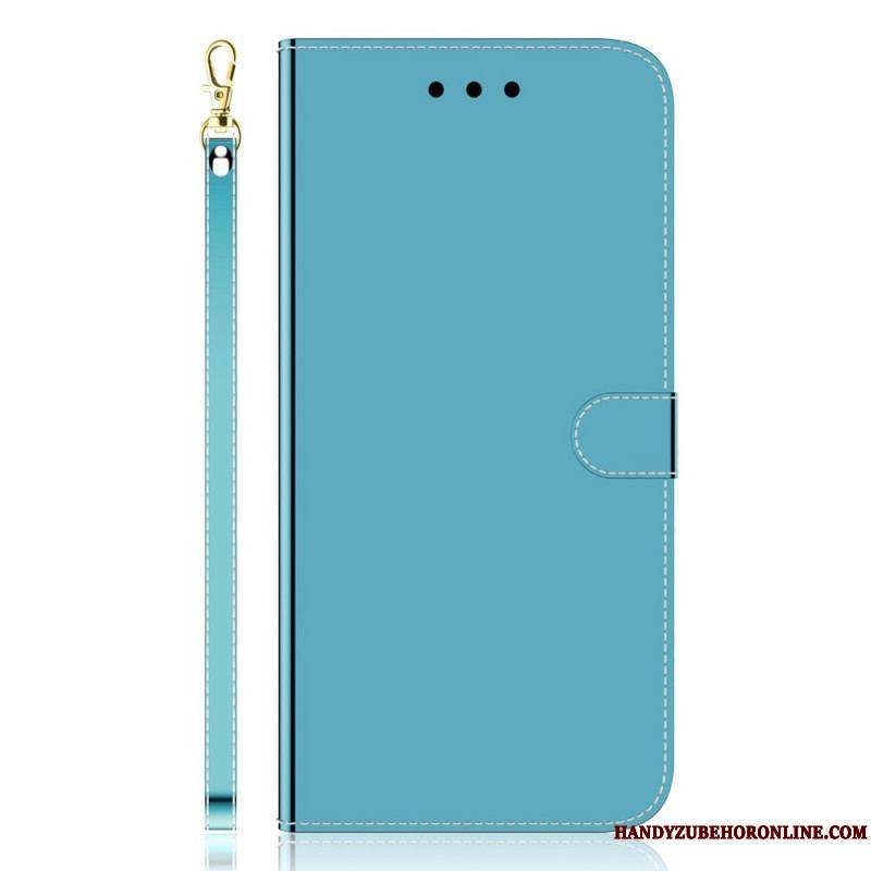 Housse Xiaomi 12 Pro Simili Cuir Couverture Miroir