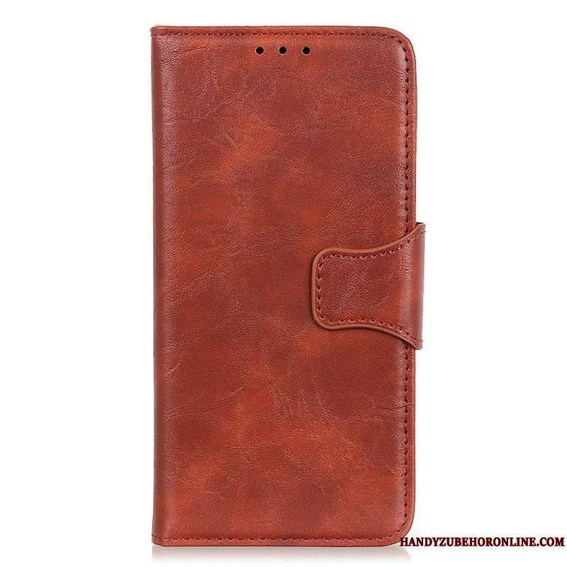 Housse Xiaomi 13 Cuir Fendu Fermoir Réversible