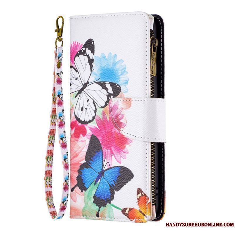 Housse Xiaomi 13 Lite Portefeuille Papillons