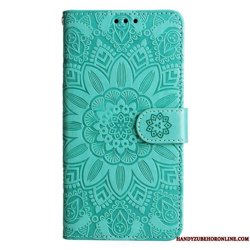 Housse Xiaomi 13 Mandala Soleil avec Lanière