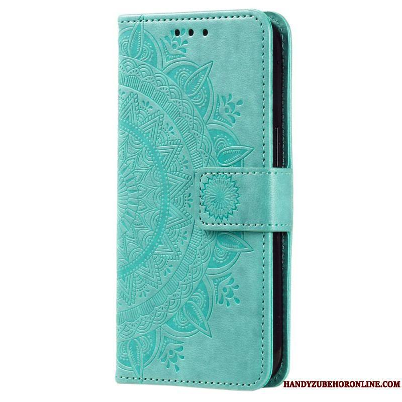 Housse Xiaomi 13 Mandala Soleil avec Lanière