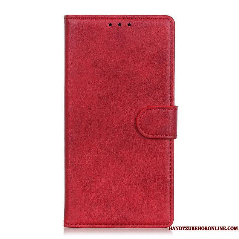 Housse Xiaomi Redmi Note 11 Pro / Note 11 Pro 5G Effet Cuir Mat Rétro