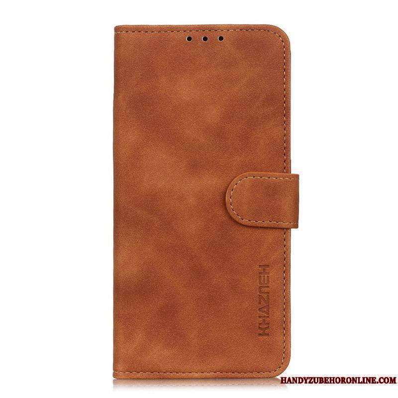 Housse Xiaomi Redmi Note 11 Pro / Note 11 Pro 5G Effet Cuir Vintage KHAZNEH