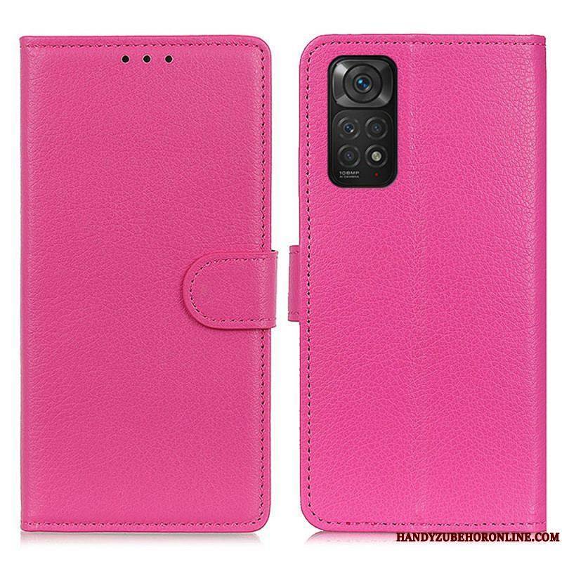 Housse Xiaomi Redmi note 11 / 11s Traditionnellement Litchi