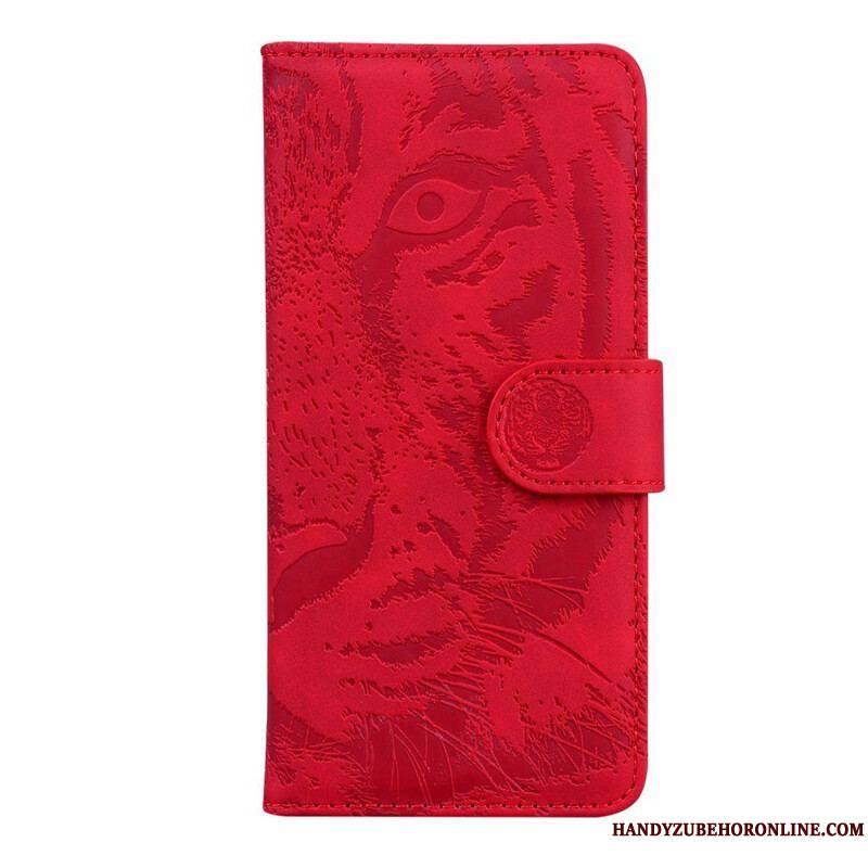 Housse iPhone 13 Mini Empreinte Face de Tigre