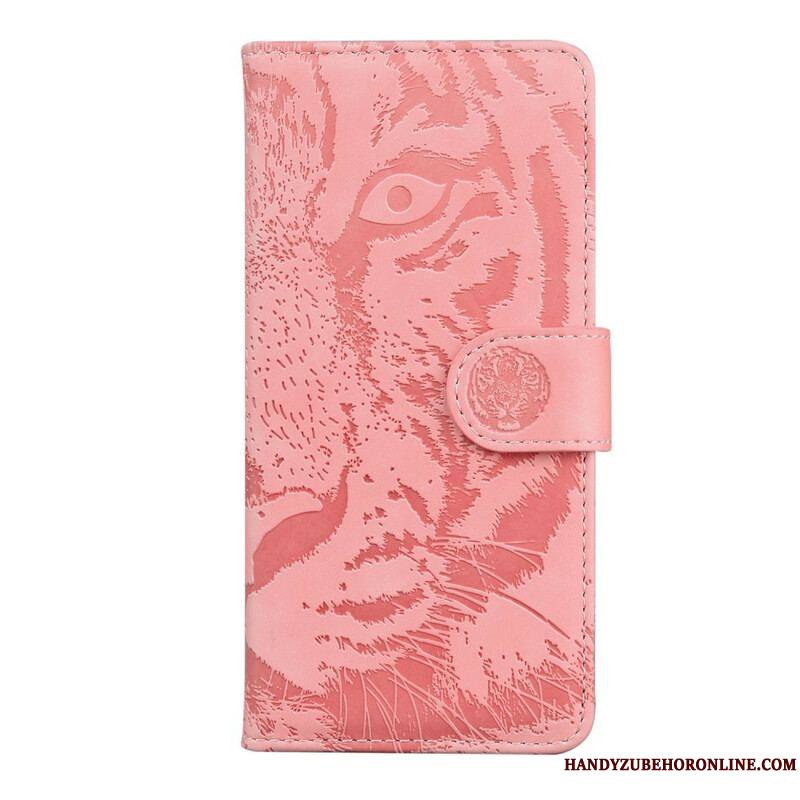 Housse iPhone 13 Mini Empreinte Face de Tigre