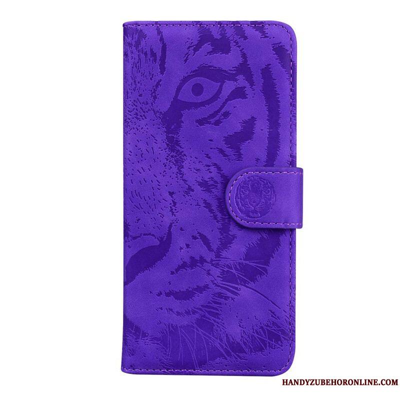 Housse iPhone 13 Mini Empreinte Face de Tigre