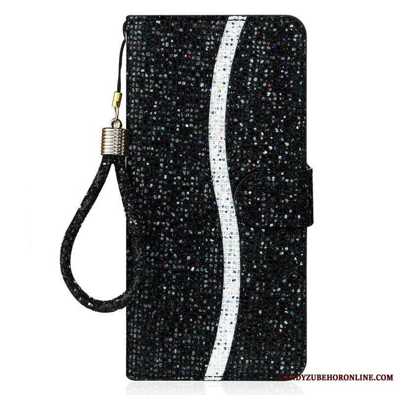 Housse iPhone 13 Mini Paillettes S Design