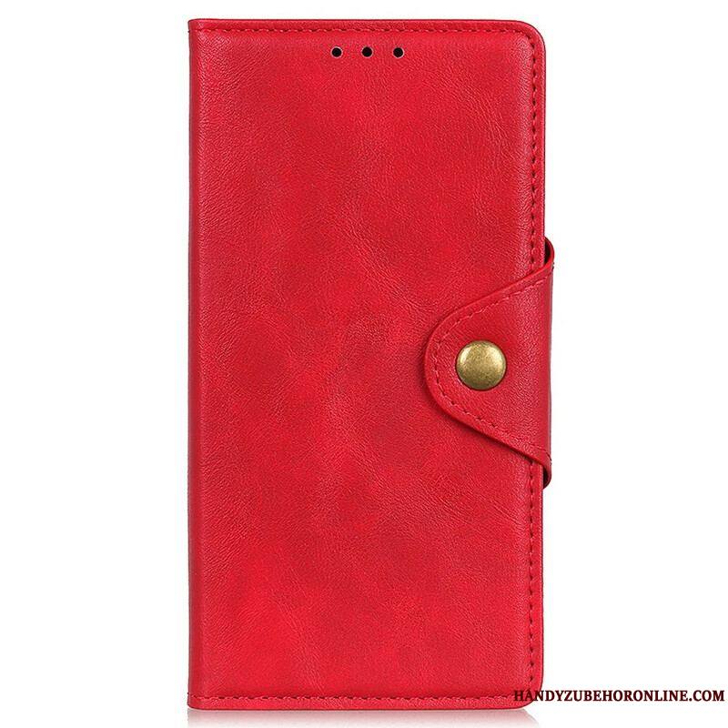 Housse iPhone 13 Mini Simili Cuir Bouton