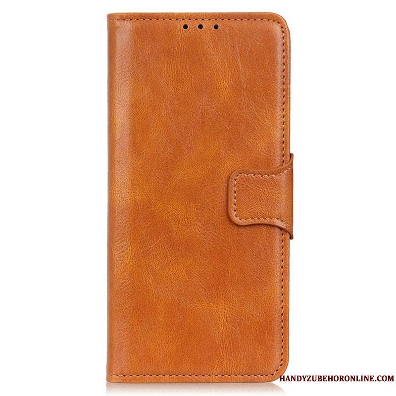 Housse iPhone 14 Style Cuir Fermoir Réversible