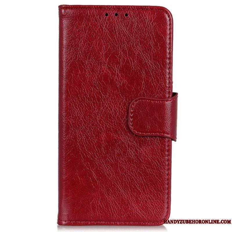 Housse iPhone 15 Plus Cuir Nappa Fendu