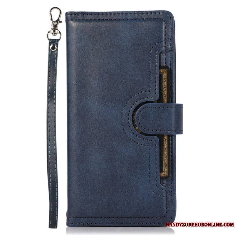 Housse iPhone 15 Plus Multi-Cartes et Pochette Frontale