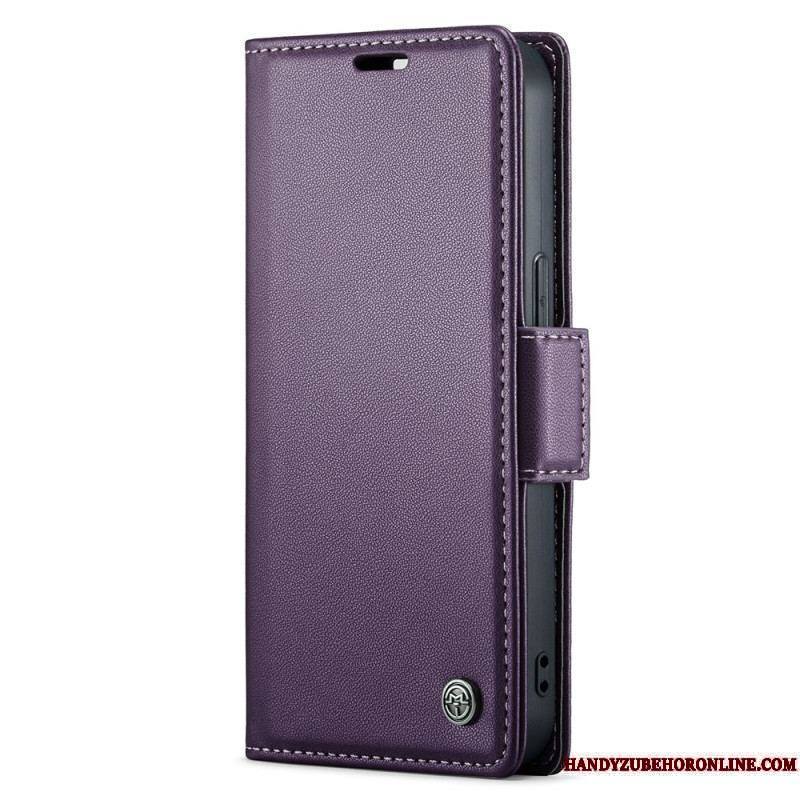 Housse iPhone 15 Plus Style Cuir CASEME