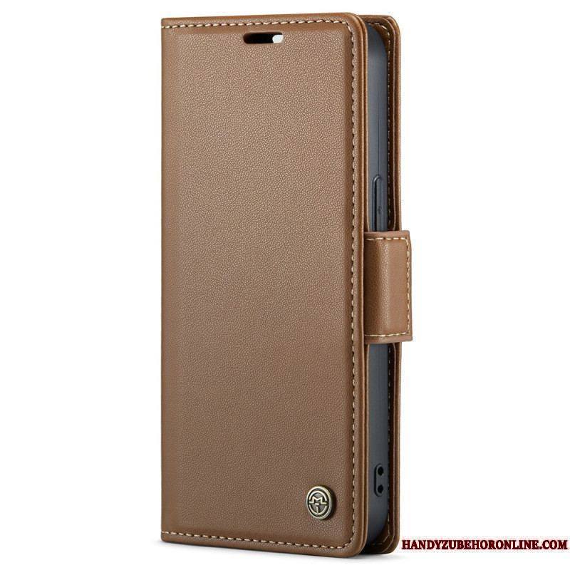 Housse iPhone 15 Plus Style Cuir CASEME