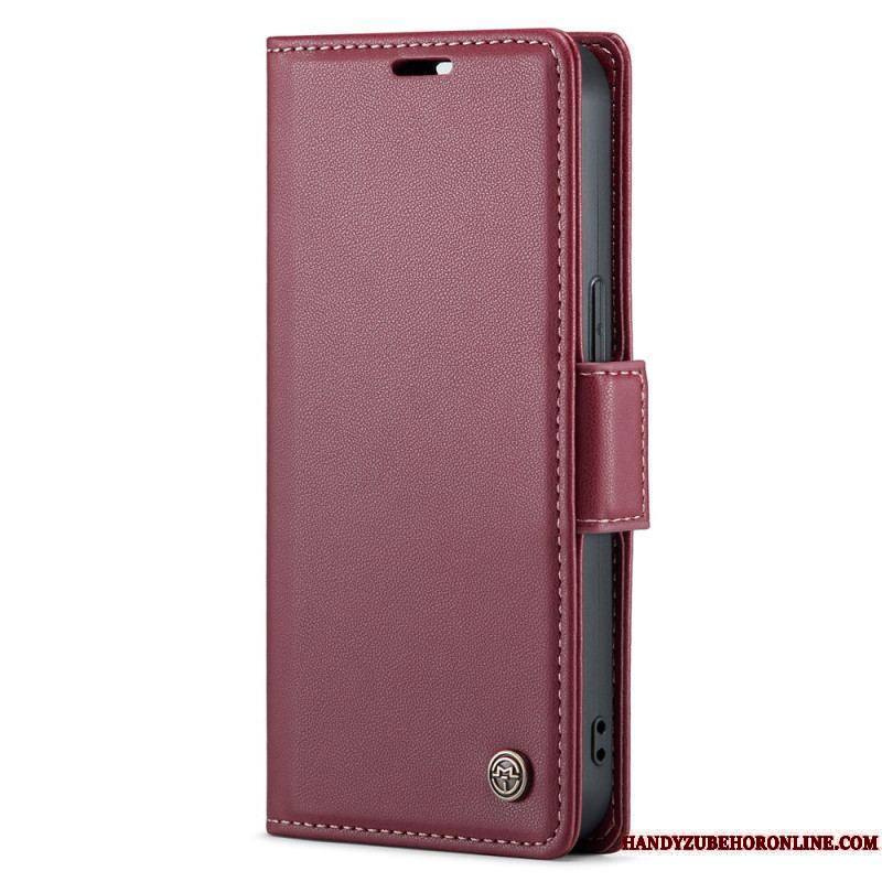 Housse iPhone 15 Style Cuir CASEME