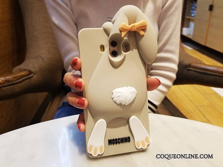 Huawei Mate 10 Incassable Coque De Téléphone Dessin Animé Étui Lapin Protection Fluide Doux