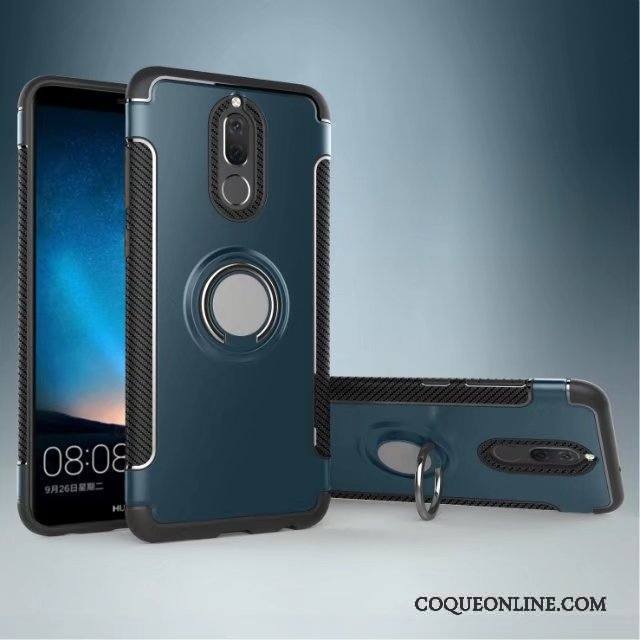 Huawei Mate 10 Lite Fluide Doux Bleu Support Coque De Téléphone Protection Invisible Étui