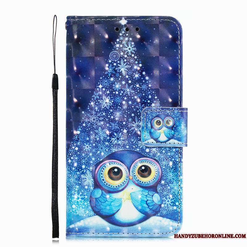 Huawei Mate 20 Lite Étui Personnalité Housse Violet Coque De Téléphone Étui En Cuir Créatif