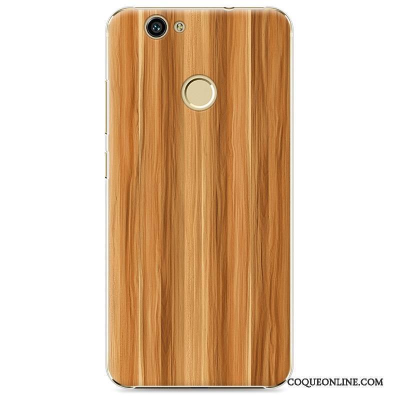 Huawei Nova Coque Grain De Bois Difficile De Téléphone Étui Protection Transparent