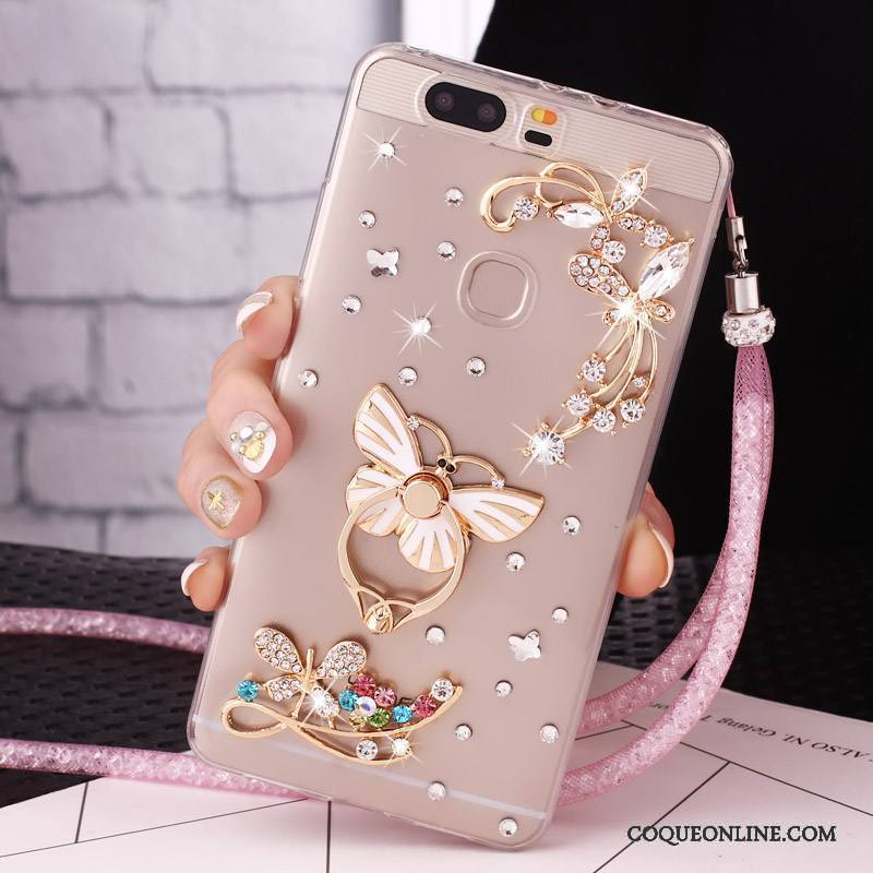 Huawei Nova Téléphone Portable Étui Coque De Téléphone Protection Ornements Suspendus Strass