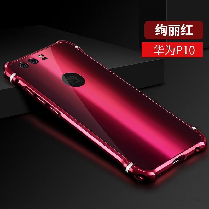 Huawei P10 Coque Incassable Étui Noir Protection Créatif Métal Difficile