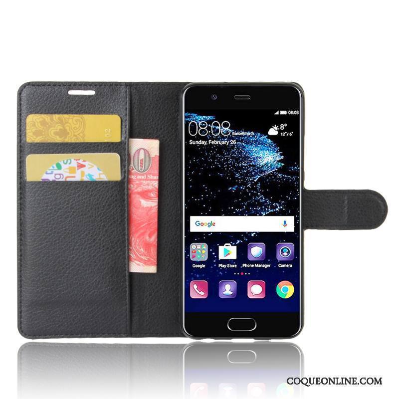 Huawei P10 Coque Portefeuille Housse Carte Téléphone Portable Protection Étui En Cuir Incassable