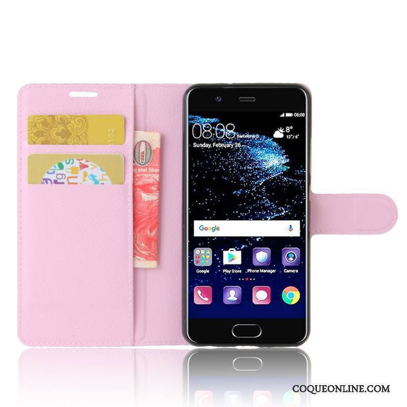 Huawei P10 Coque Portefeuille Housse Carte Téléphone Portable Protection Étui En Cuir Incassable