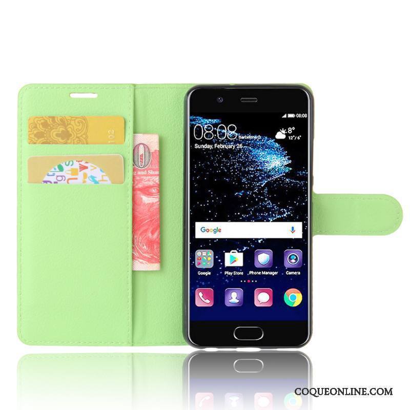 Huawei P10 Coque Portefeuille Housse Carte Téléphone Portable Protection Étui En Cuir Incassable