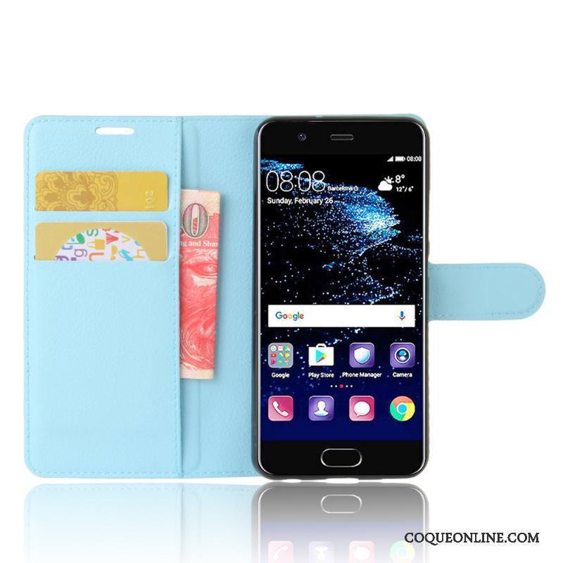 Huawei P10 Coque Portefeuille Housse Carte Téléphone Portable Protection Étui En Cuir Incassable